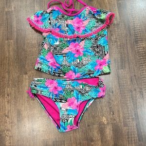 Arizona girls Tankini bathing suit. Size 14